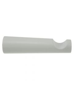 Support for wooden rod, Size: Dia.28x150mm, Color: White, Material: Wood