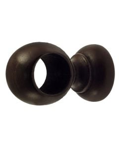 Celing suport for wooden rod, Size: Dia.35mm, Color: Walnut, Material: Wood