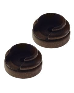 Support for wooden rod, Size: Dia.35mm, Color: Walnut, Material: Wood