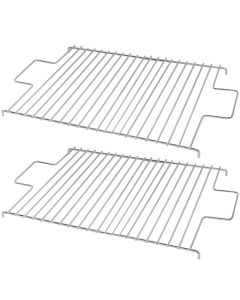 Zgare për barbekju, "Taormina", metal i kromuar, argjend, 35x45 cm