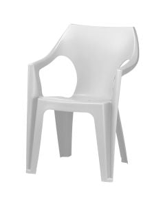 DANTE chair, Size: 43x41xH79cm, Color: White, Material: Plastic