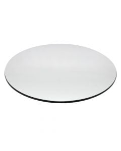 Suprinë tavoline, kompakt, e bardhë, dia 60cm