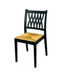 Chair, Elektra, polypropylene, black, 52x46xH82 cm