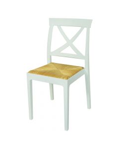 Chair, Artemide, Wheat straw/polypropylene, white, 52x46xH82 cm