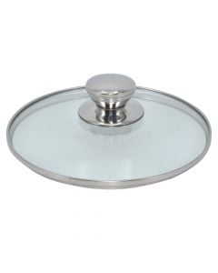 Glass lid, Dia 20cm, Transparent,  Glass