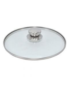 Glass lid, Dia 24cm, Transparent,  Glass