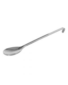 Serving spoon, 42cmx3mm, Silver, Inox