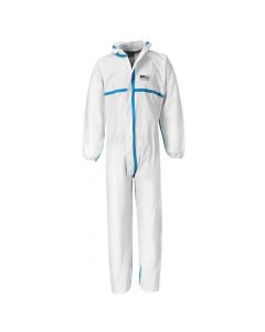 Coverall for more than one use, PP, white, XL