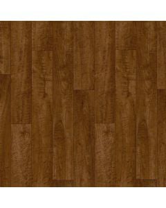 Linoleum, Stock oak, PVC, brown, 4 m x 2 mm