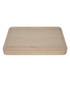 Cutting board, Size: 40x25x3 cm, Color: Natural, Material: Wood