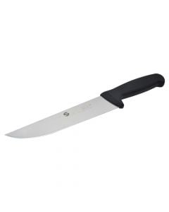 French knife, metal+plastic, black, 22 cm