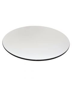 Suprinë tavoline, HPL, e bardhë, Dia.60 cm