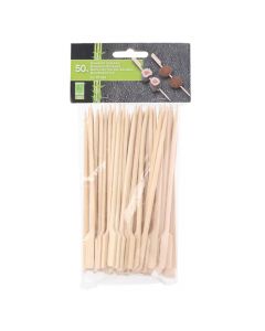 Shkopë antipaste, bambu, kafe, 15 cm / 50 copë