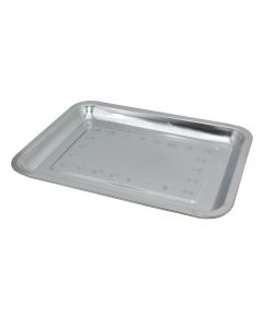 Oven cookware, stainless steel, 25x27x2 cm