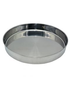 Baking pan, stainless steel, dia 40 cm