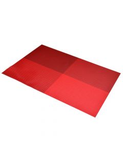 Placemat, PVC, red, 45x30 cm