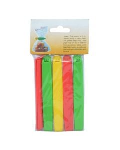 Clip for food pack, plastic