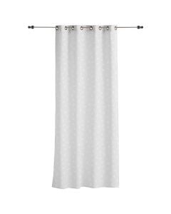 Curtain with rings, white, 150x260 cm