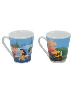Mug, Snoopy, porcelain, 10 cm, 2 piece