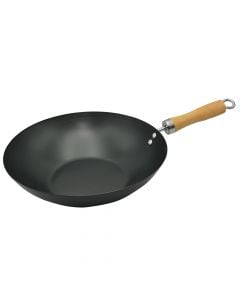 Wok pan, Alpina, black, dia 30 cm
