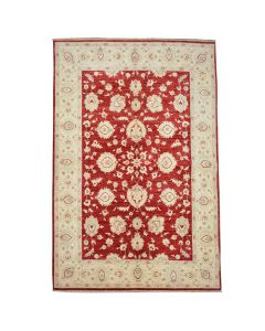 Carpet, woolen, Ziegler, ivory-red, 200x300 cm