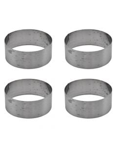 Cake decorater, stainless steel, 4 piece