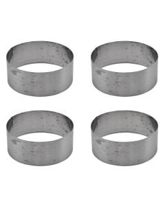 Cake decorater, stainless steel, 4 piece