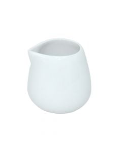 Milk cup, ceramic, white, dia 4x5 cm