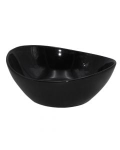Bowl, ceramic, black, 10x9x3.5 cm