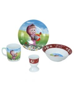Set of plates for children, ceramic