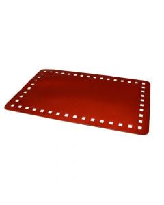 Shtroje tavoline, PU, e kuqe, 30x45 cm