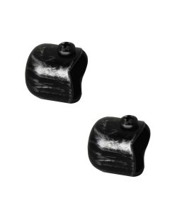 Finale per shufer perde, Tappi, metalik, e zeze-argjendi, dia 20 mm