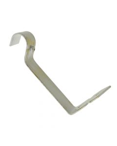 Support for curtain rods, metallic, white, dia 20 mm
