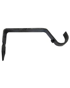 Suport per shufer perde, metalik, e zeze-argjendi, dia 20 mm