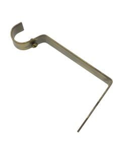 Support for curtain rods, metallic, grey, dia 20 mm