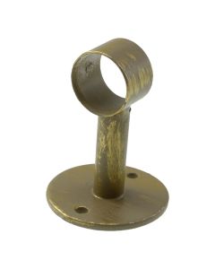 Support for curtain rods, metallic, grey, dia 20 mm