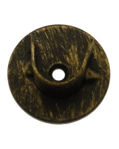 Support for curtain rods, metallic, black-gold, dia 20 mm