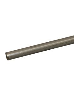 Curtain rod, metallic, grey, 160cm x dia 20 mm