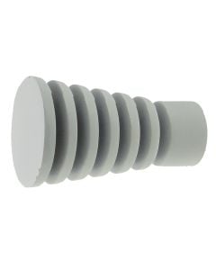 Finale per shufer perde, Cono 3D, metalik, e bardhe, dia 20 mm