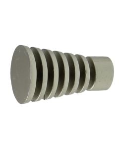 Finale per shufer perde, Cono 3D, metalik, satin, dia 20 mm