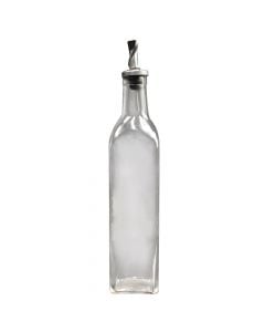 Oil bottle, glass, dia 5.5x29.5 cm
