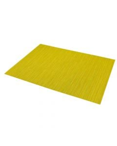 Place mat, PVC, yellow, 30x45 cm