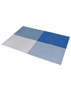Place mat, PVC, blue, 30x45 cm