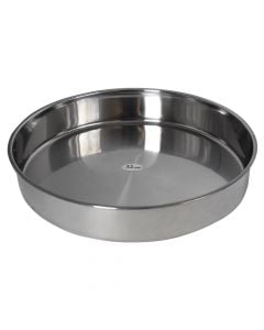 Baking pan, stainless steel, silver, dia 32 cm