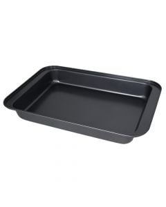 Toast box, metallic, black, 37x25x5 cm