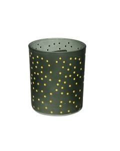 Candle holder, glass, mixer, dia7x8.3 cm