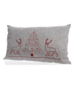 Decorative cushion, Christmas, polyester, 30x50 cm