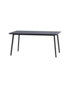 Tavolinë kopshti, Metalea, gri e errët, 146x87xH75 cm