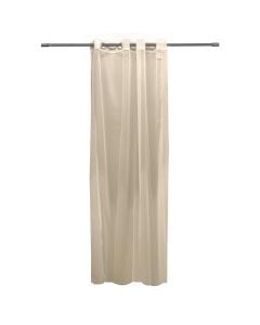 Curtain ART with rings, polyester, beige, 150x260 cm