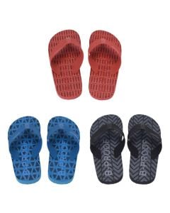 Beach slippers for men, rubber, different colors